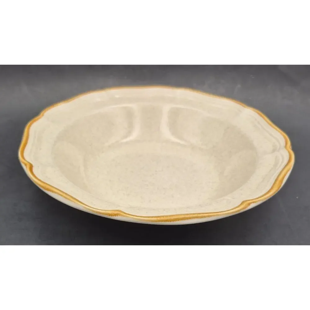 Vintage Mikasa Garden Club Stoneware Serving Bowl 8.5x2